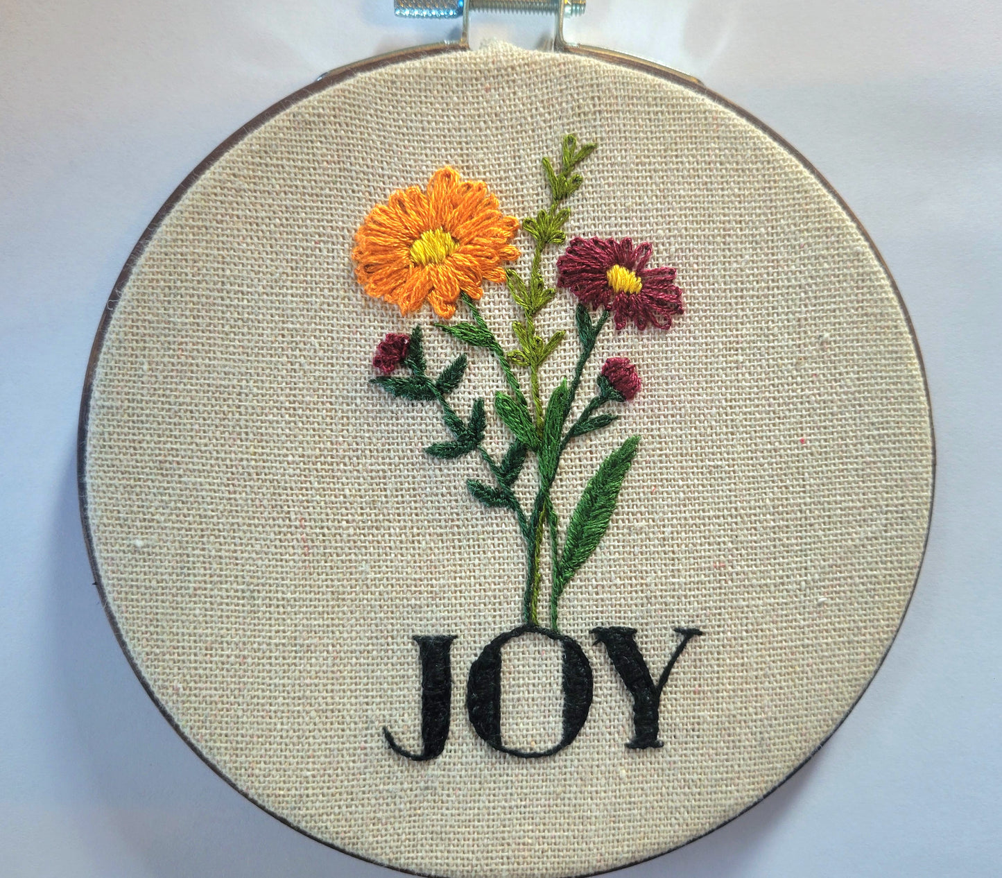 Joy embroidery