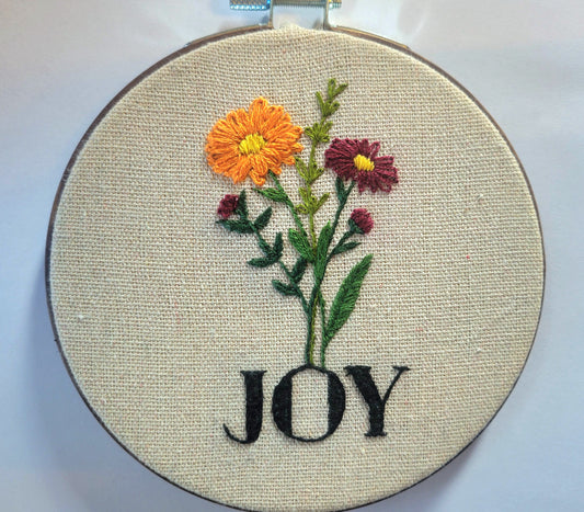 Joy embroidery