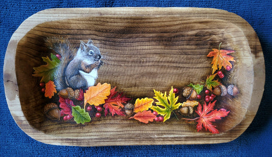 Squirrel fall tray