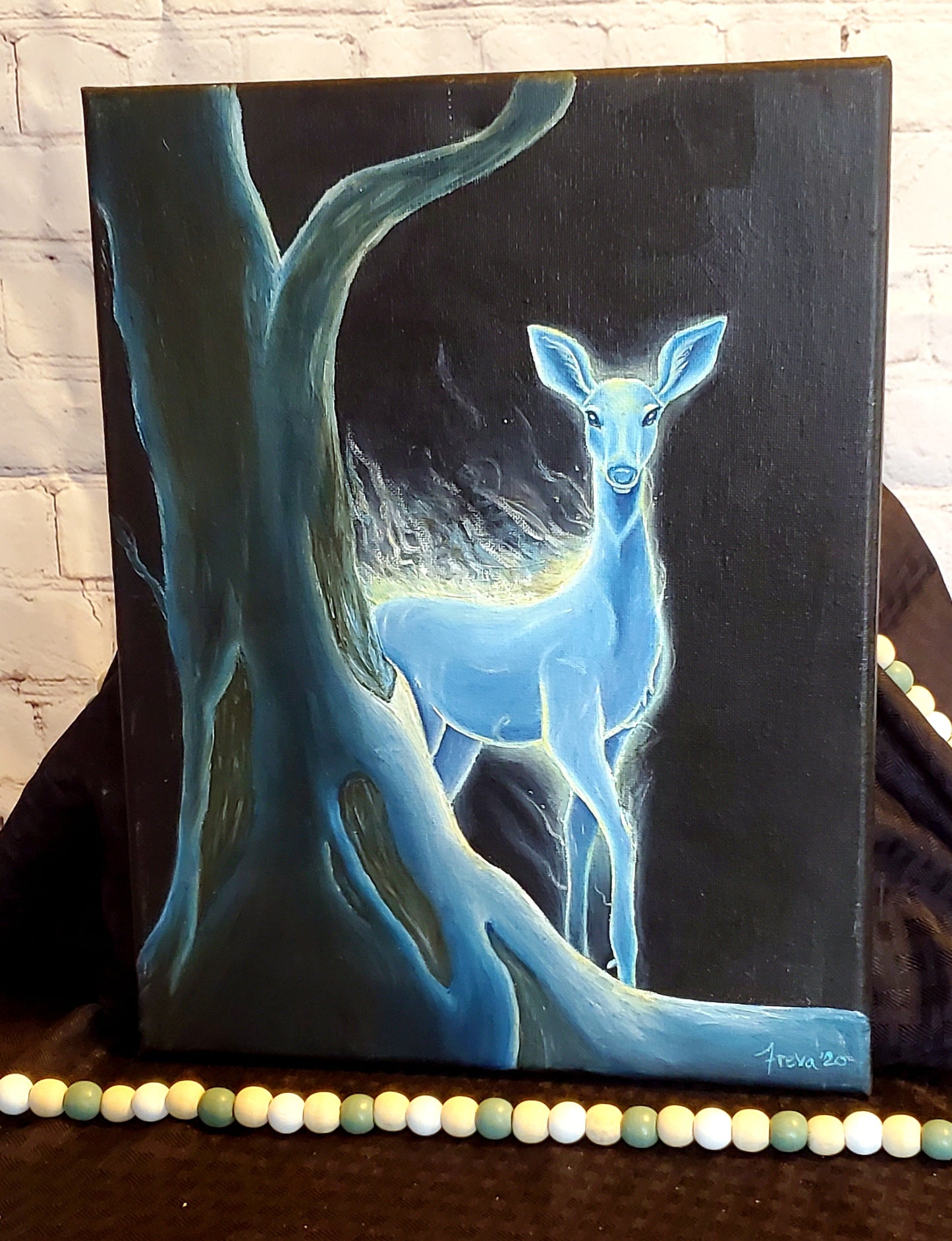 Patronus oil painting