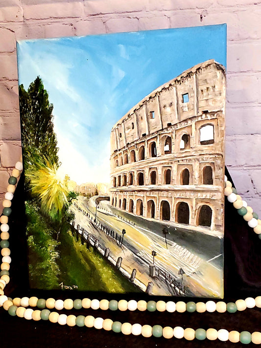 Colosseum oil painting