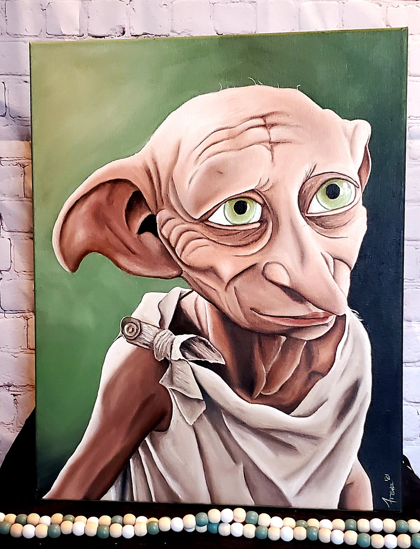 Dobby oil painting