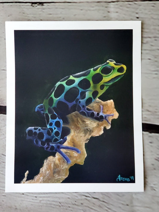 Poison dart frog print