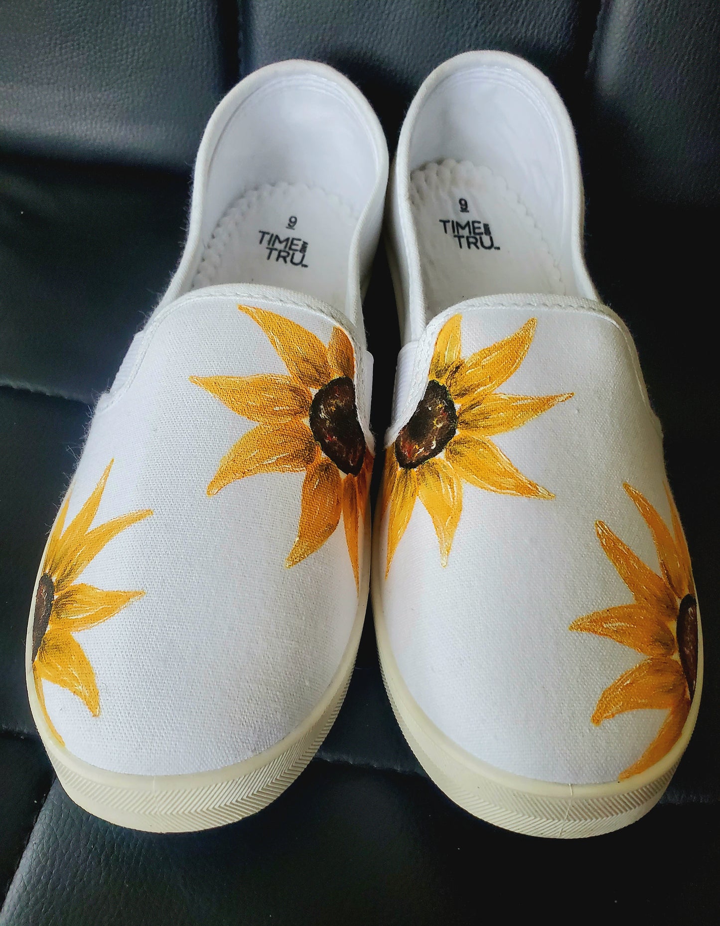 Sunflower sales painted shoes