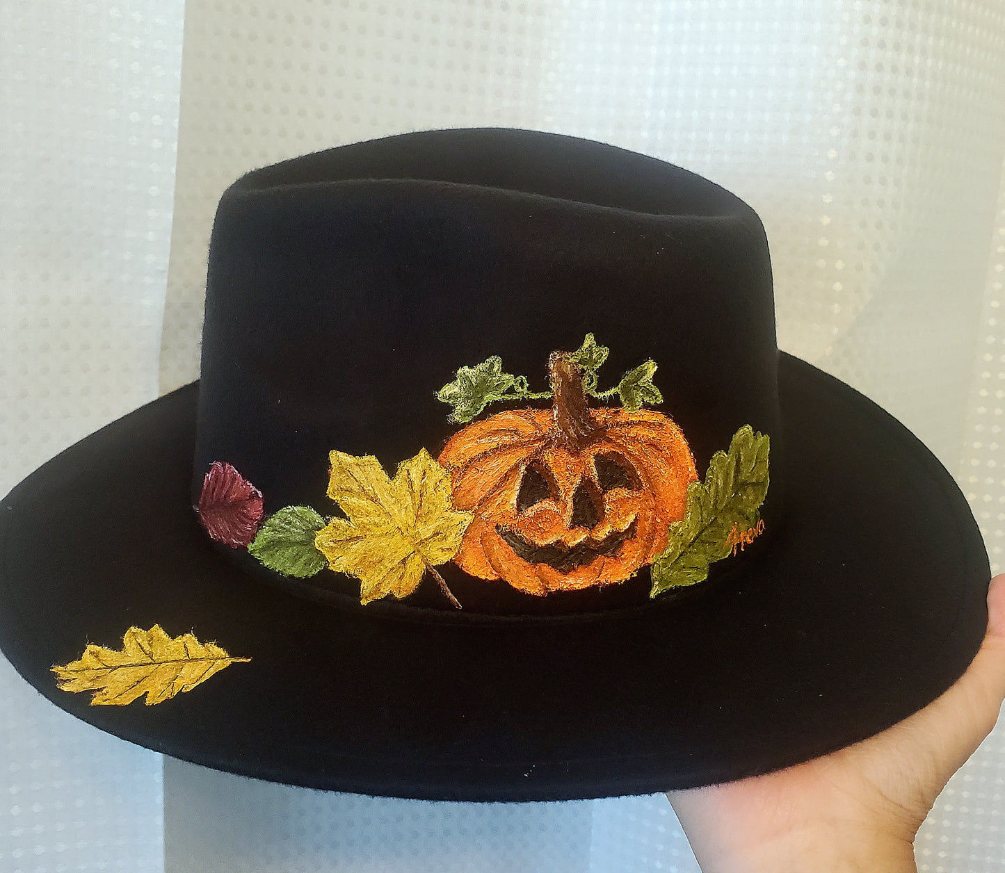 Black jack o lantern hat