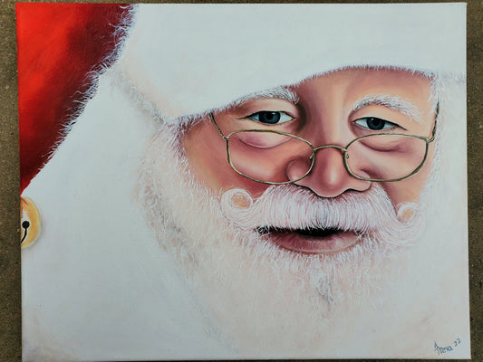 *pre order* Santa Claus print